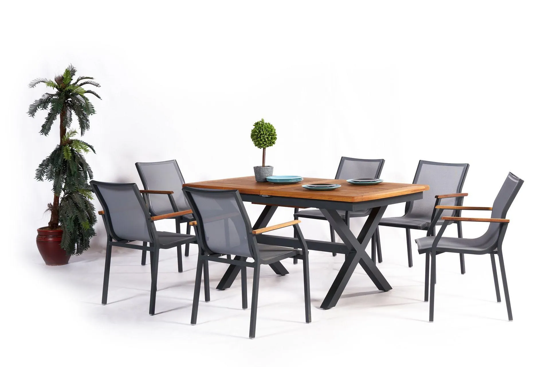 ASOS BAHÇE MASA TAKIMI, CEVİZ (DV4-263)