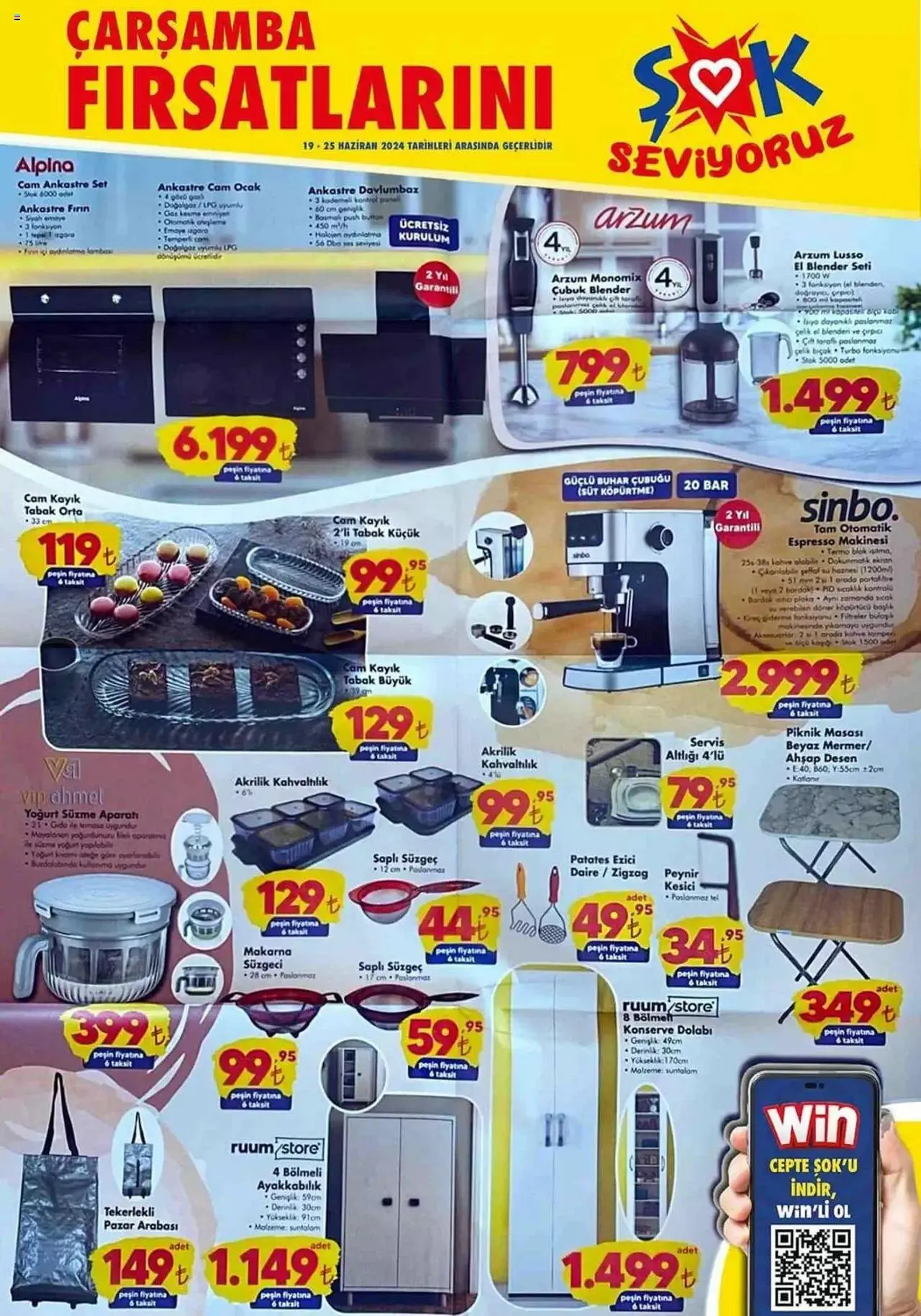 Katalog Şok Market Katalog 19 Haziran - 25 Haziran 2024 - aktüel Sayfa 1