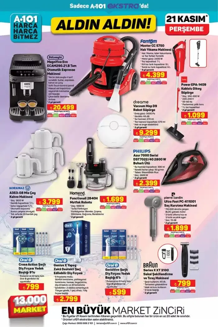 Katalog A101 21 Kasım Aldın Aldın Kataloğu 21 Kasım - 5 Aralık 2024 - aktüel Sayfa 3