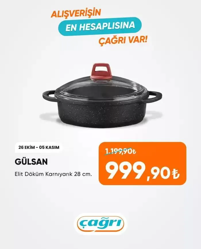 Katalog Çağrı Market katalog 29 Ekim - 12 Kasım 2024 - aktüel Sayfa 1