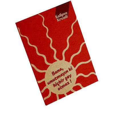 Kalipso Bana Unutmayın ki 13x20 196 Sayfa Çizgisiz Butik Defter