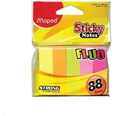 Maped Sticky Notes 15 x 50 mm Fosforlu 88 Etiket