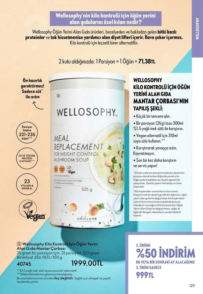 Katalog Oriflame katalog 1 Ağustos - 15 Ağustos 2024 - aktüel Sayfa 129