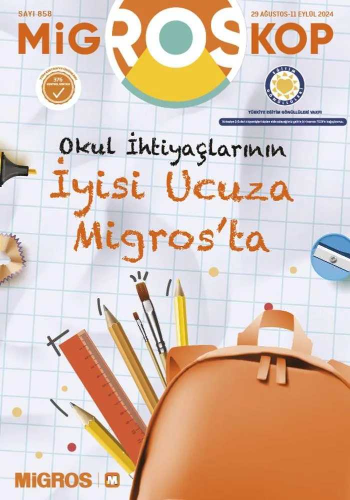 Katalog Migros katalog 29 Ağustos - 11 Eylül 2024 - aktüel Sayfa 84