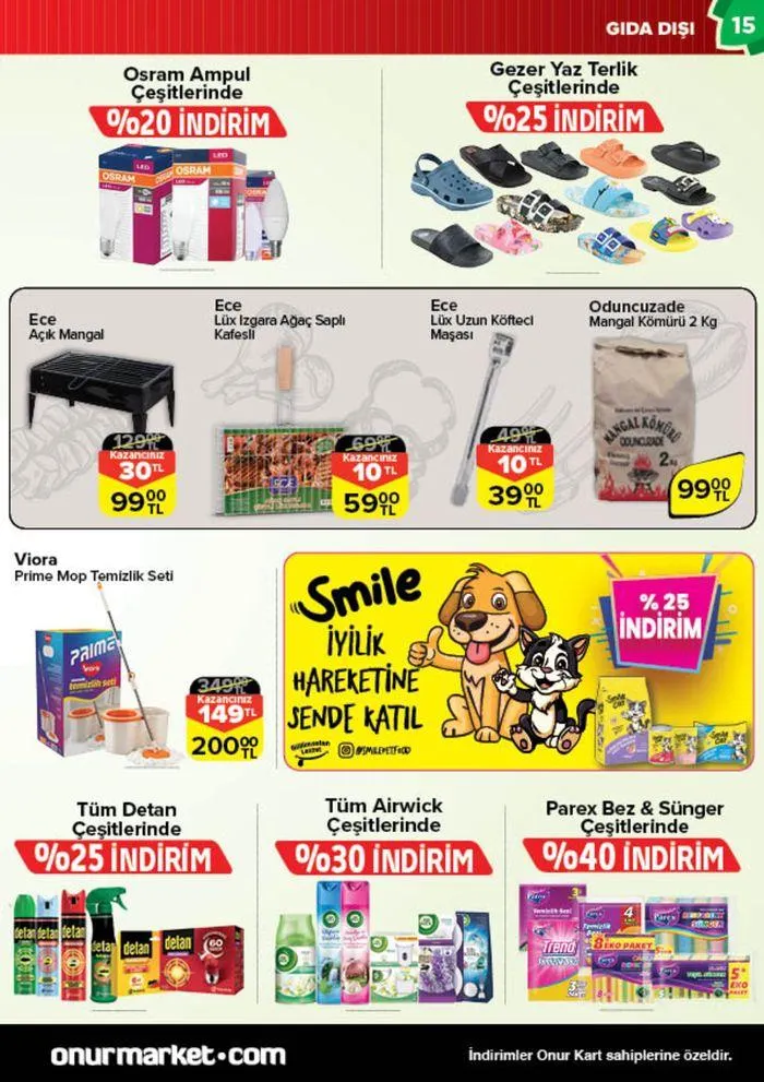 Katalog Onur Market Katalog 6 Haziran - 20 Haziran 2024 - aktüel Sayfa 15