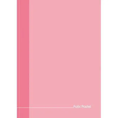 Folix Pastel 12x17 İplik Dikişli 70 gr Beyaz Kağıt Sert Kapak 160 Yaprak Çizgili Flx-822739