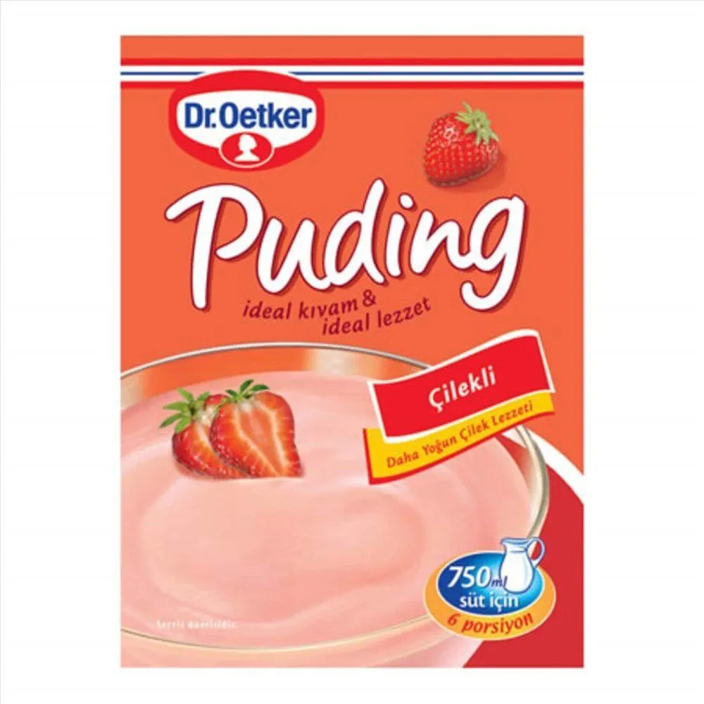 Dr.Oetker Çilekli Puding 120 g