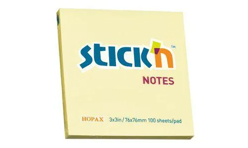 Hopax Not Kağıt Stickn Pastel Sarı 100 Yaprak
