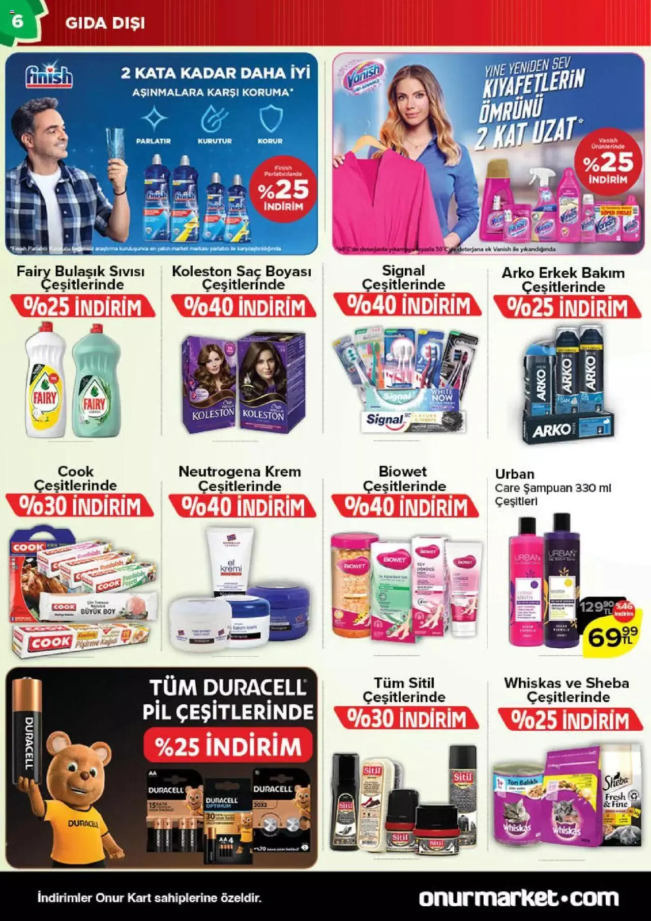 Katalog Onur Market Katalog 9 Kasım - 21 Kasım 2023 - aktüel Sayfa 6
