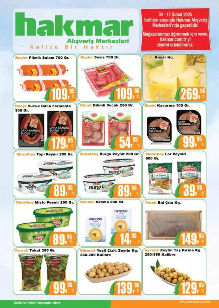 Katalog Hakmar katalog 4 Şubat - 18 Şubat 2025 - aktüel Sayfa 1