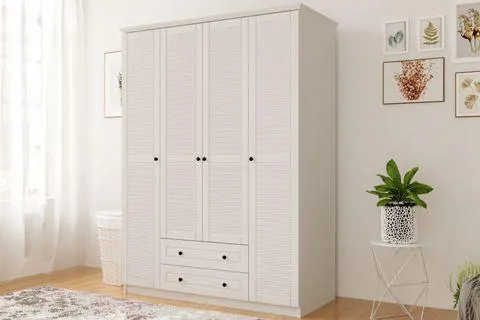 RABİ DİVA COUNTRY MEGA GARDIROP, 4 KAPAK 2 ÇEKMECELİ (RJ3-448)