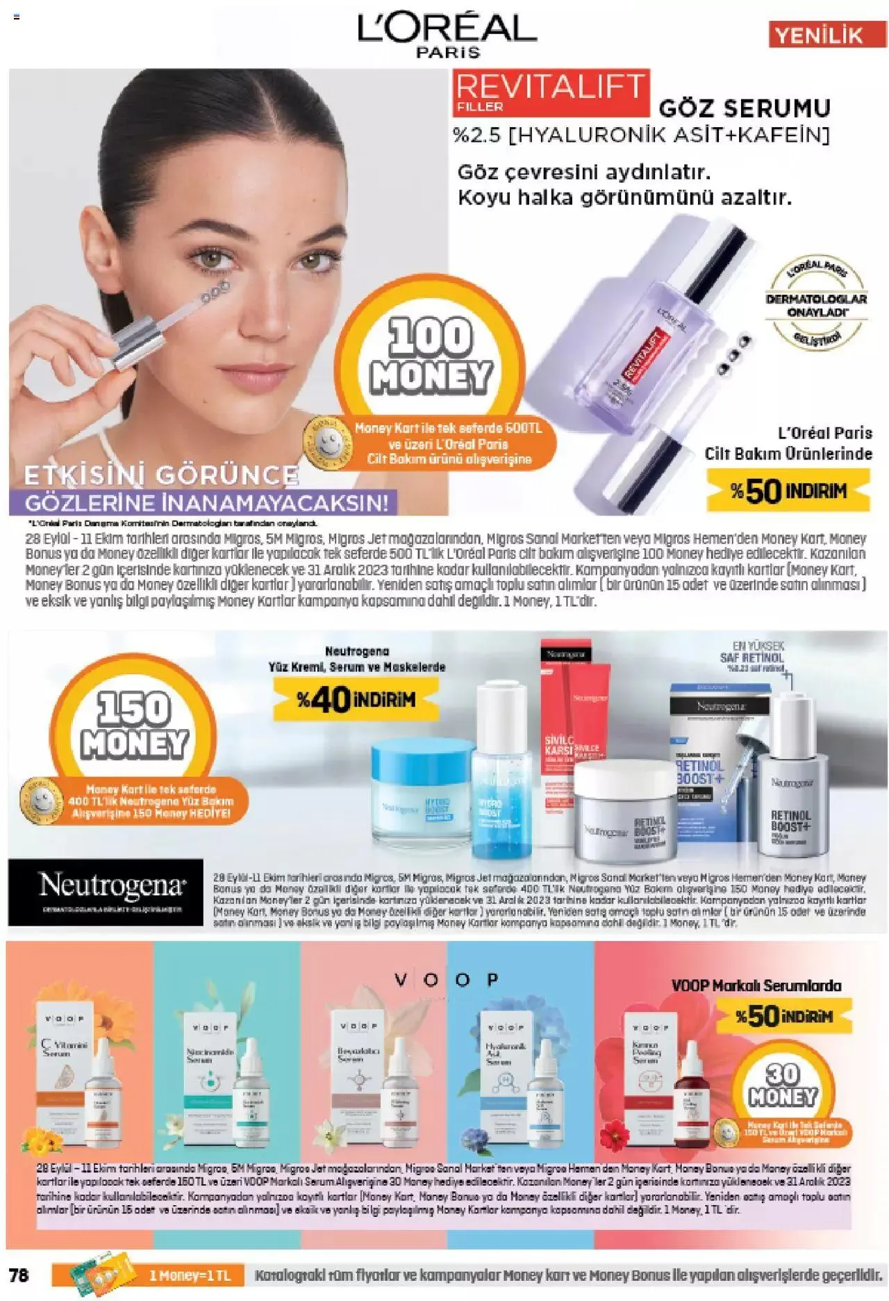 Katalog Migros Katalog - 5M Migroskop 28 Eylül - 11 Ekim 2023 - aktüel Sayfa 78