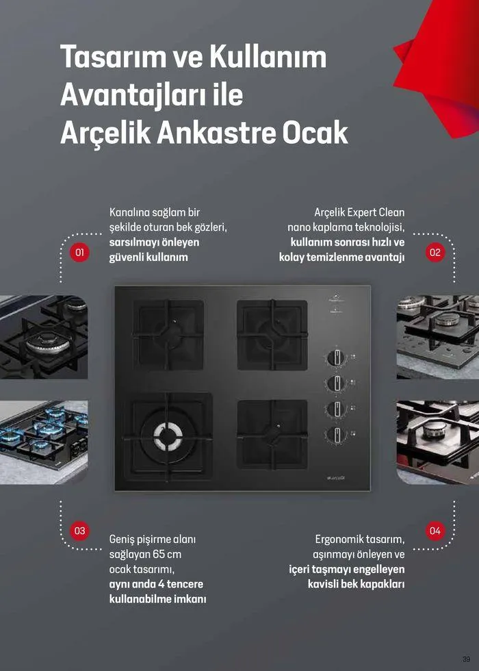 Katalog Arçelik Genel Kataloğu 1 Haziran - 15 Haziran 2024 - aktüel Sayfa 39