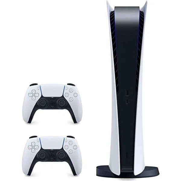 Playstation 5 Dijital Versiyon Oyun Konsolu + 2. Dualsense Kol (İthalatçı Garantili)