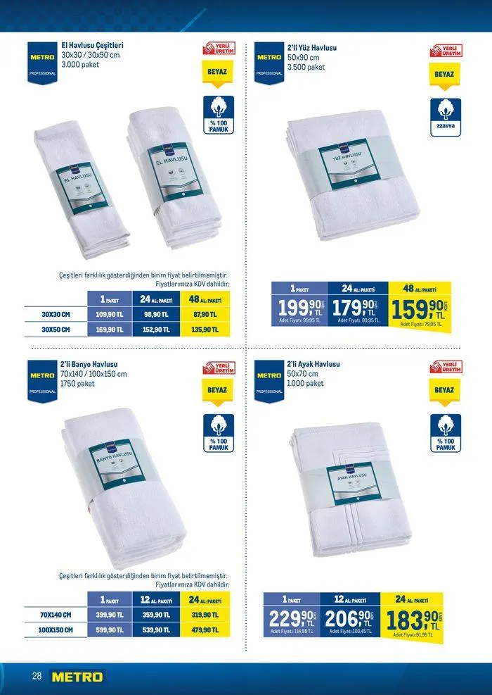 Katalog Horeca Sezona Hazırlık 15 Ağustos - 22 Ağustos 2024 - aktüel Sayfa 28