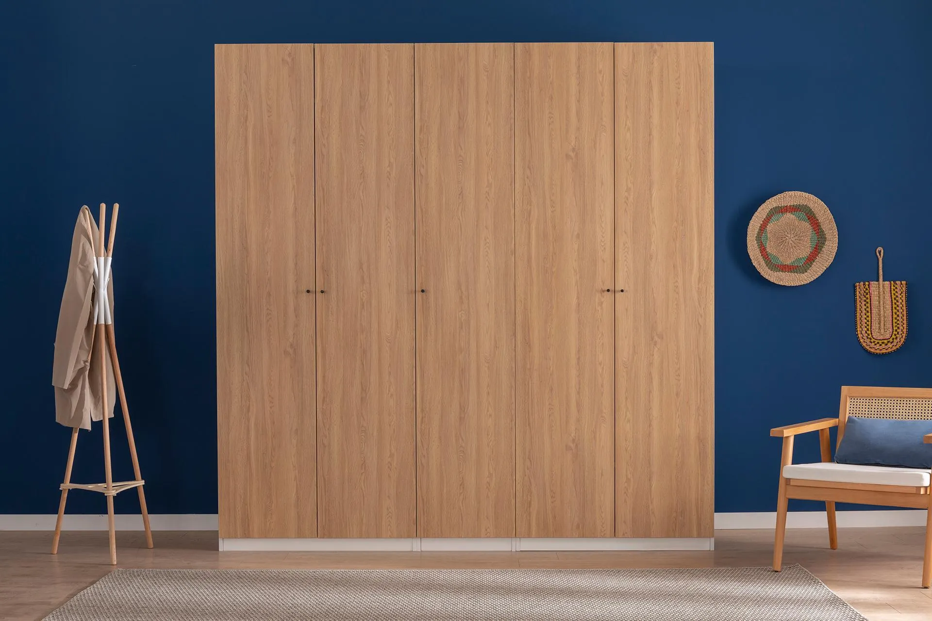 LUNA NOX GARDIROP, MEŞE, 5 KAPAKLI (TX3-817) by Luna Bedding