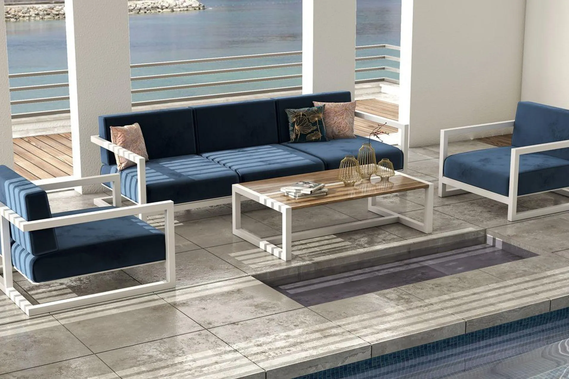 Olimpos Üçlü Bahçe Takımı, Lacivert