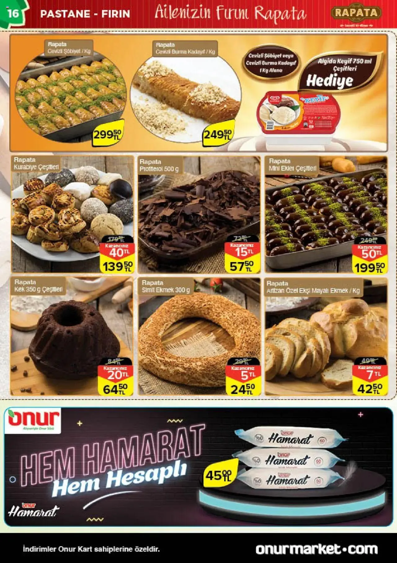 Katalog Onur Market Katalog Bursa 4 Temmuz - 17 Temmuz 2024 - aktüel Sayfa 16