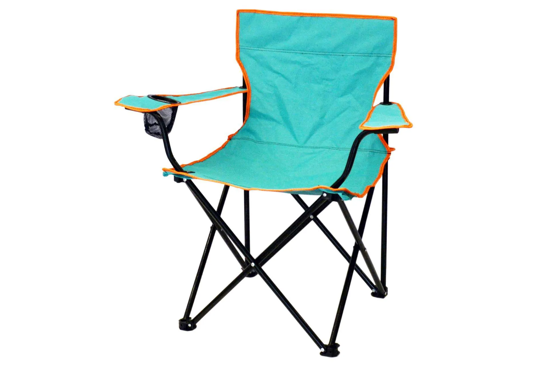 İRONİKA KATLANABİLİR KAMP SANDALYESİ ÇANTASIZ TEKLİ KOLİ TURKUAZ