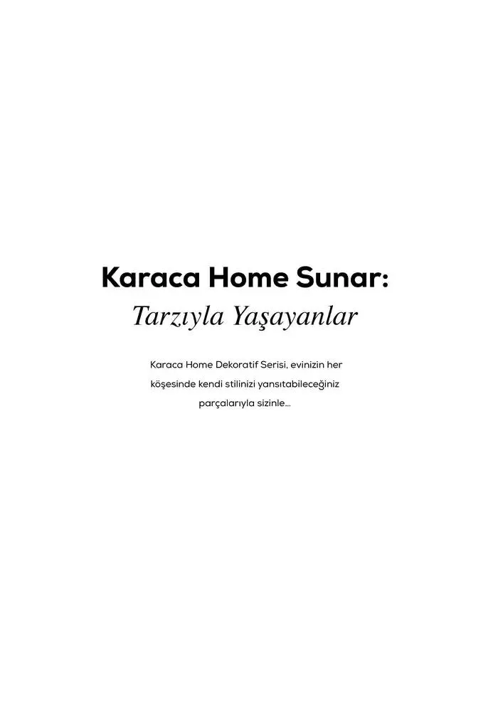 Katalog Karaca Home - Dekoratif Sonbahar 6 Ocak - 31 Ocak 2025 - aktüel Sayfa 3