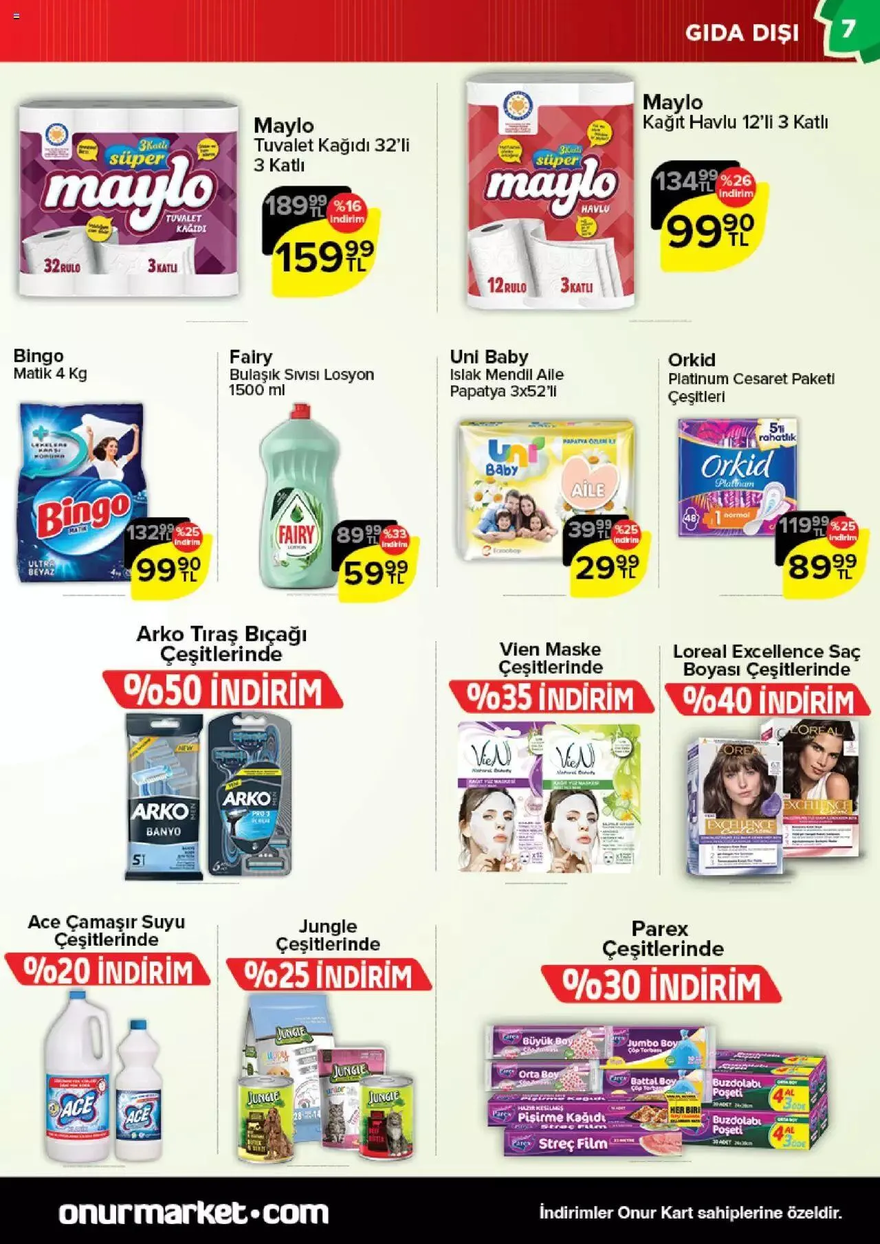 Katalog Onur Market Katalog 31 Ağustos - 12 Eylül 2023 - aktüel Sayfa 7