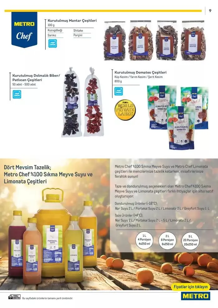 Katalog Metro Markalı Profesyonel Çözümler 7 Şubat - 31 Aralık 2025 - aktüel Sayfa 9