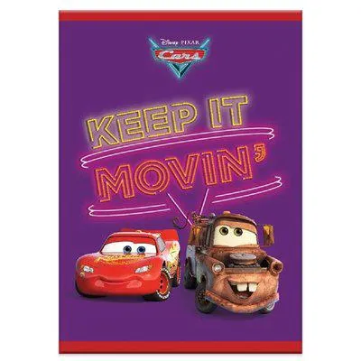 Cars A4 40 Yp.Çizgili PP Kapak Dikisli Defter 322501-33