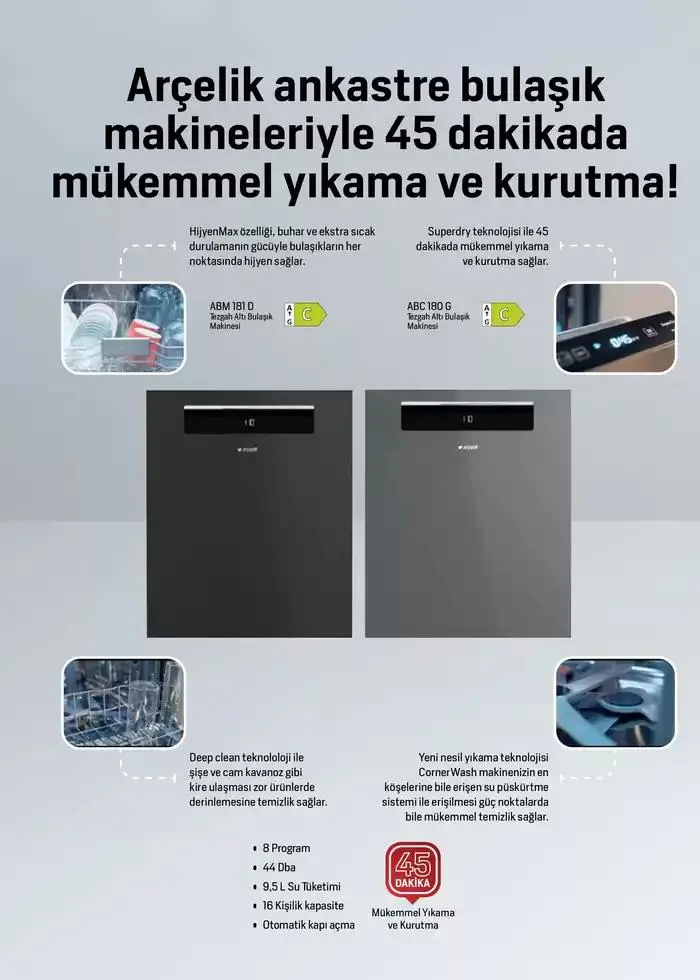Katalog Arçelik Genel Kataloğu 7 Ocak - 15 Ocak 2025 - aktüel Sayfa 31