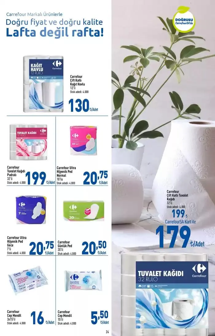 Katalog Kataloglar CarrefourSA 3 Ocak - 15 Ocak 2025 - aktüel Sayfa 24