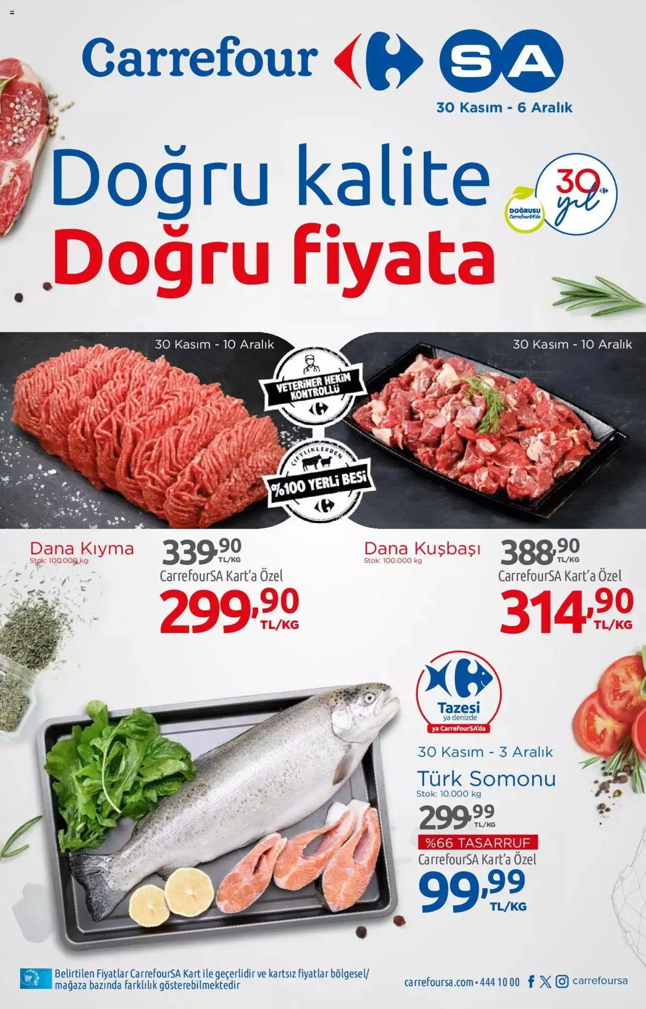 Katalog CarrefourSA Katalog 30 Kasım - 6 Aralık 2023 - aktüel Sayfa 1