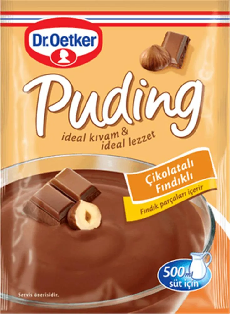 Dr.Oetker Çikolatalı Fındıklı Puding 102 g