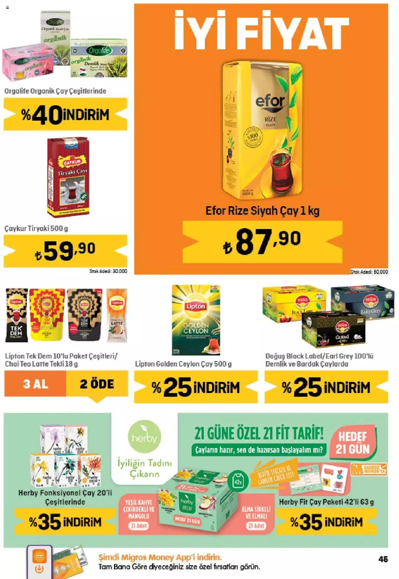 Katalog Migros Katalog - 5M Migroskop 28 Eylül - 11 Ekim 2023 - aktüel Sayfa 45