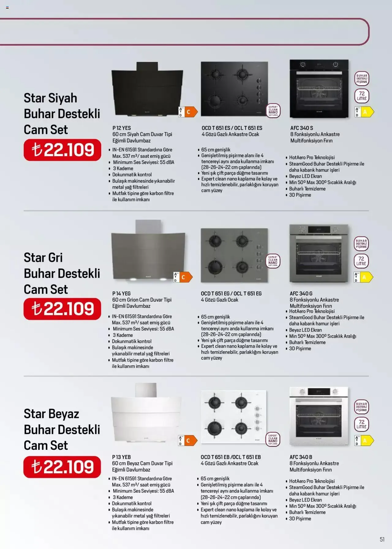 Katalog Arçelik Katalog 16 Ağustos - 31 Ağustos 2023 - aktüel Sayfa 51