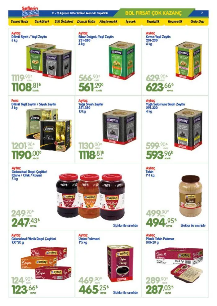 Katalog Bizim Toptan katalog 20 Ağustos - 3 Eylül 2024 - aktüel Sayfa 7