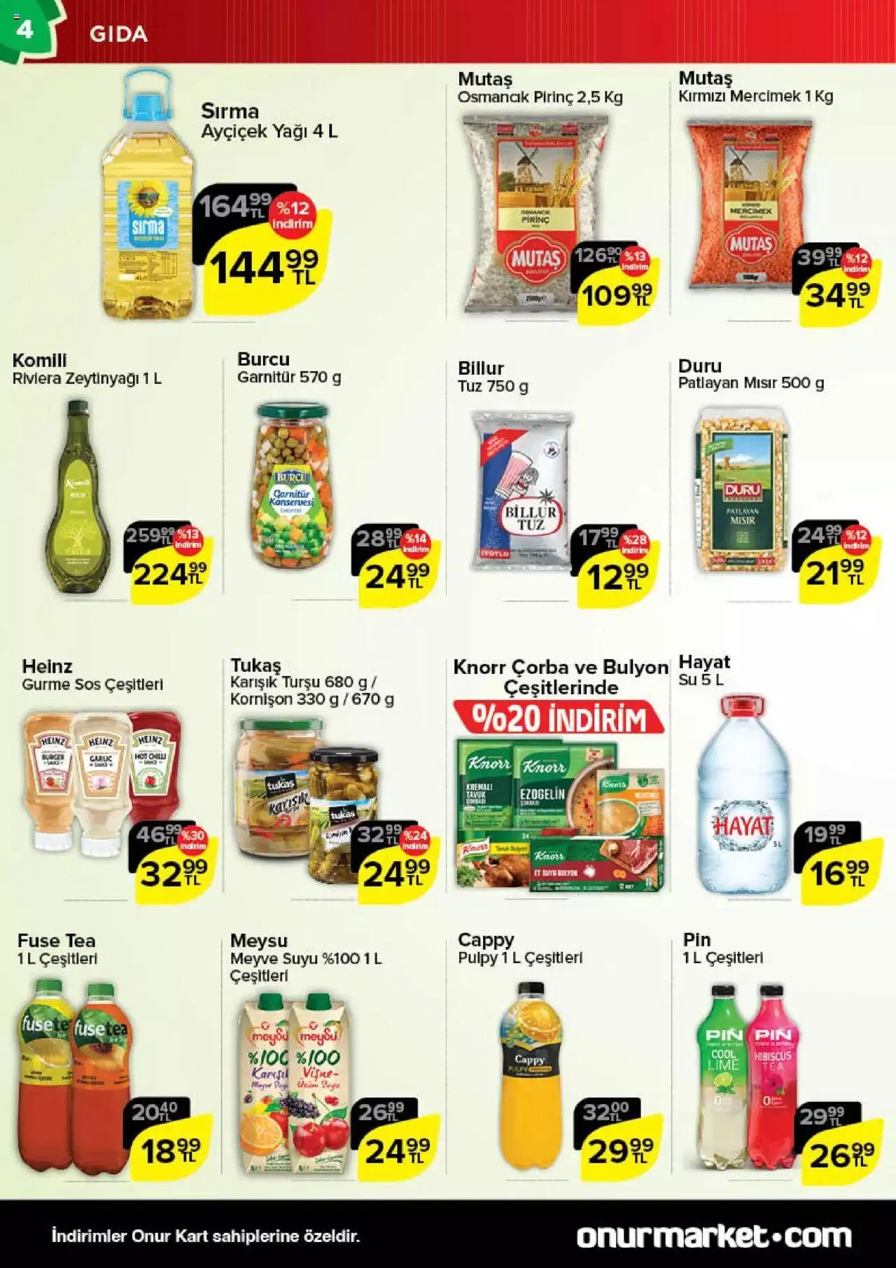 Katalog Onur Market Katalog 9 Kasım - 21 Kasım 2023 - aktüel Sayfa 4