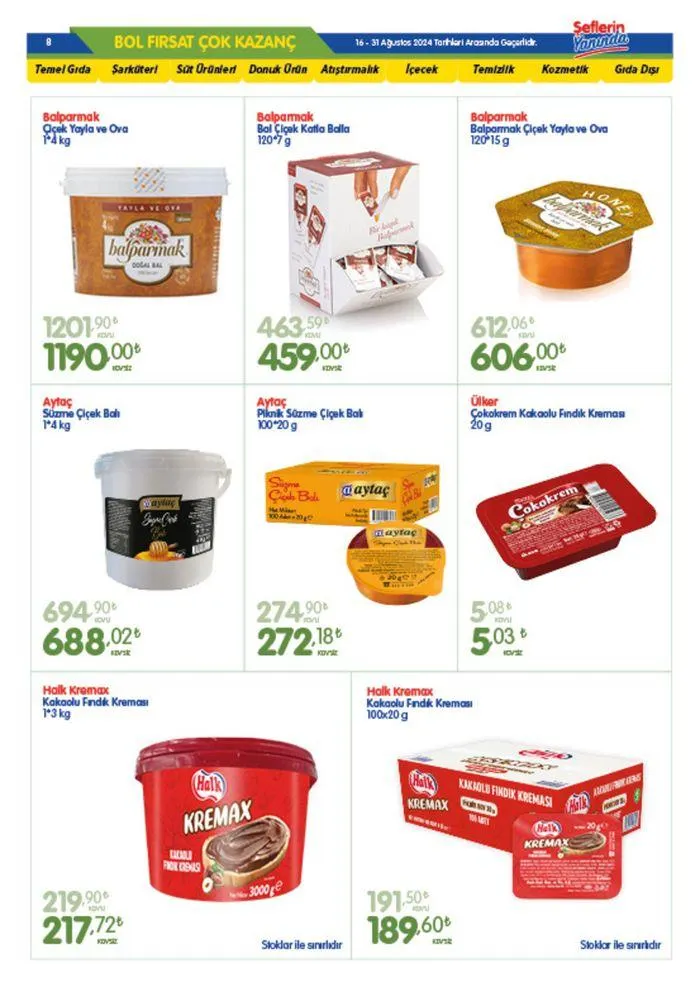 Katalog Bizim Toptan katalog 20 Ağustos - 3 Eylül 2024 - aktüel Sayfa 8