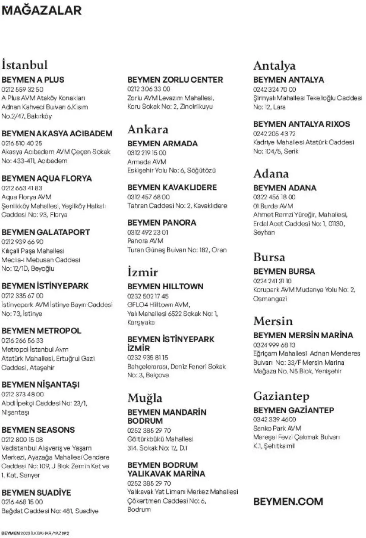 Katalog Beymen Katalog - Beymen Magazine Kadin 13 Mart - 31 Aralık 2023 - aktüel Sayfa 193