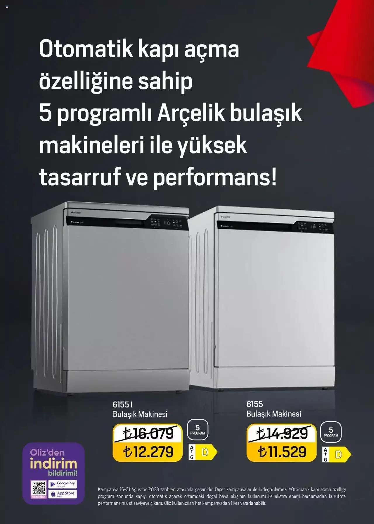 Katalog Arçelik Katalog 16 Ağustos - 31 Ağustos 2023 - aktüel Sayfa 26