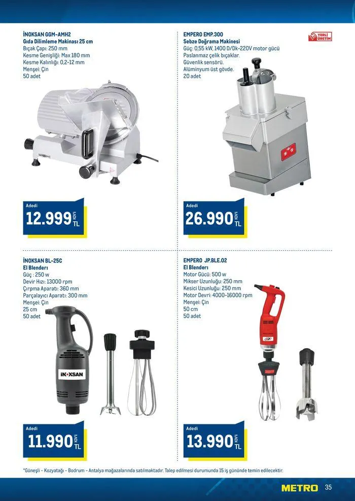 Katalog Horeca Sezona Hazırlık 15 Ağustos - 22 Ağustos 2024 - aktüel Sayfa 35