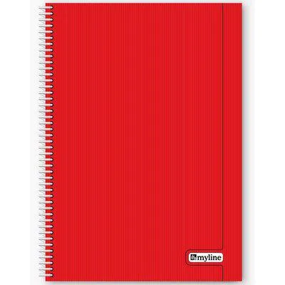 Myline Nova A4 Plastik Kapak 60 Yaprak Kareli Defter