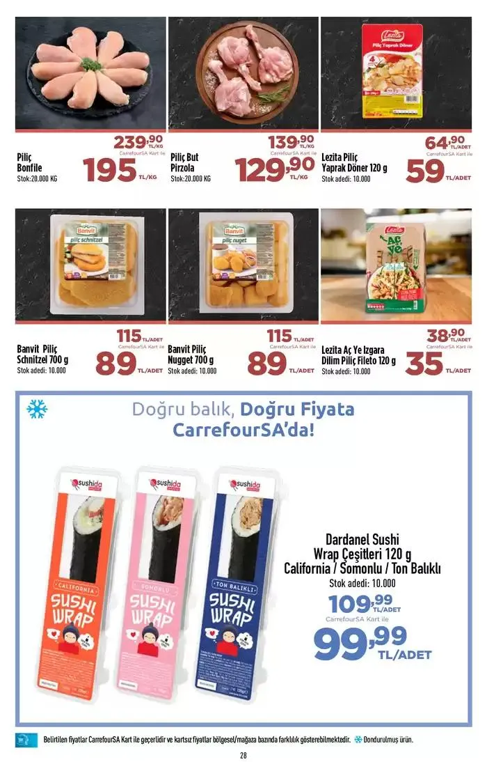 Katalog Kataloglar CarrefourSA 3 Ocak - 15 Ocak 2025 - aktüel Sayfa 28