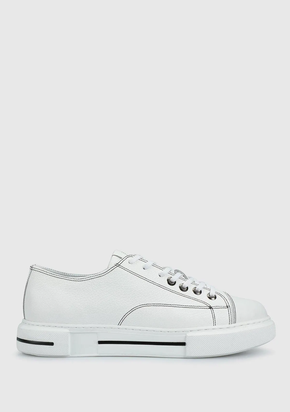 Provoq Beyaz Deri Erkek Ayakkabı