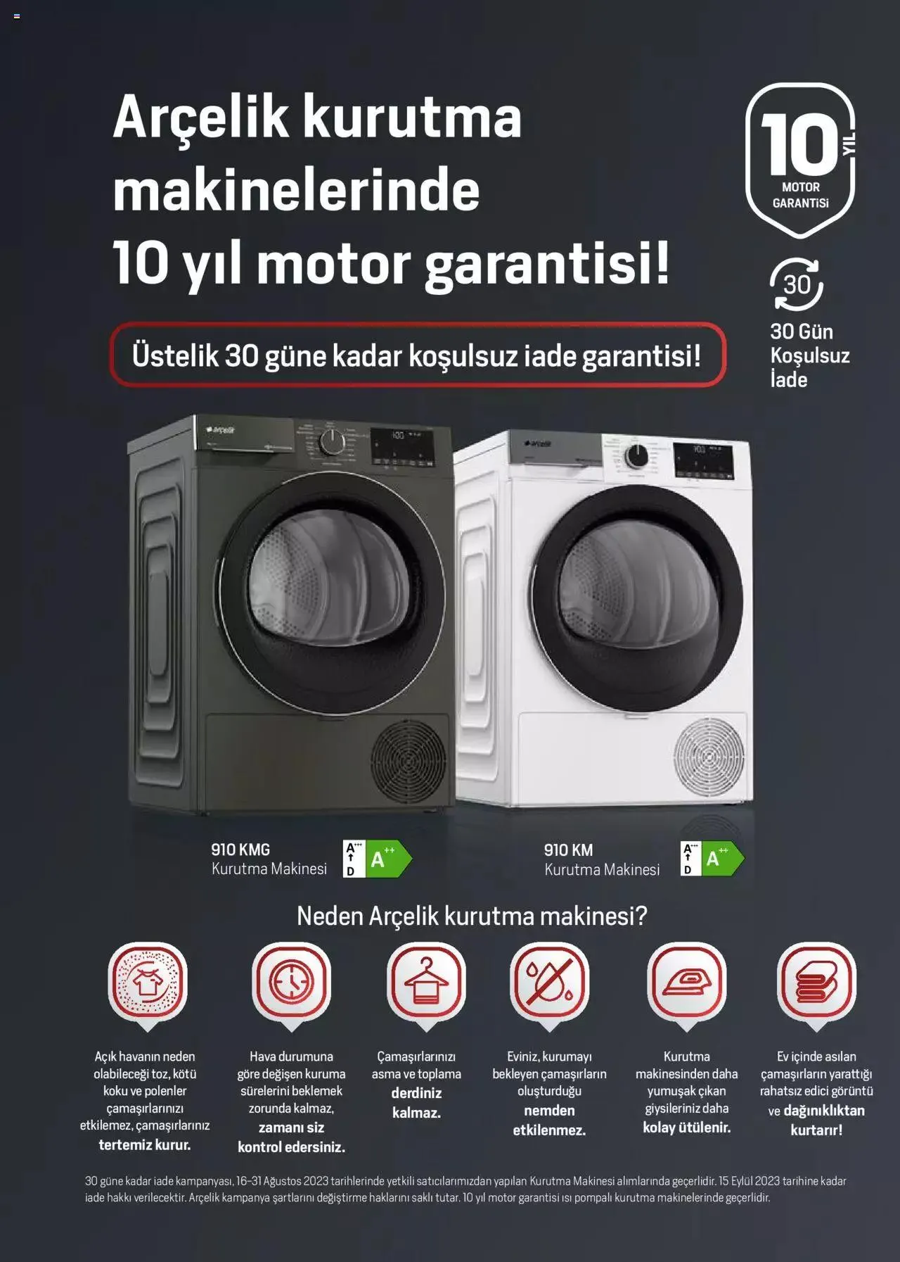 Katalog Arçelik Katalog 16 Ağustos - 31 Ağustos 2023 - aktüel Sayfa 23