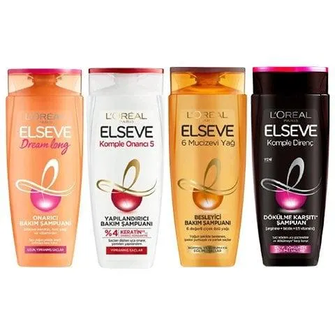 L'Oréal Paris Elseve Şampuan Çeşitleri 450 Ml