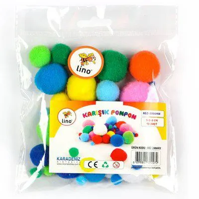 Lino 40lı Karışık Ponpon RBZ-2006MIX