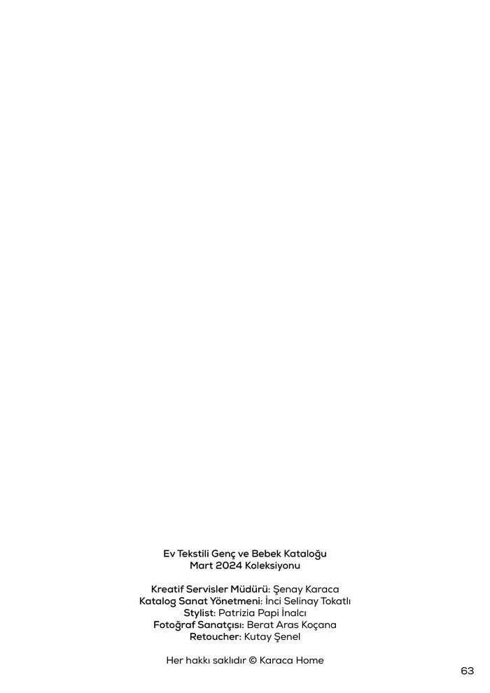 Katalog Genç ve Bebek Kataloğu 2024 9 Mayıs - 20 Haziran 2024 - aktüel Sayfa 63