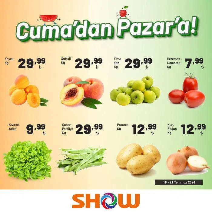 Katalog Show Market katalog 21 Temmuz - 4 Ağustos 2024 - aktüel Sayfa 3