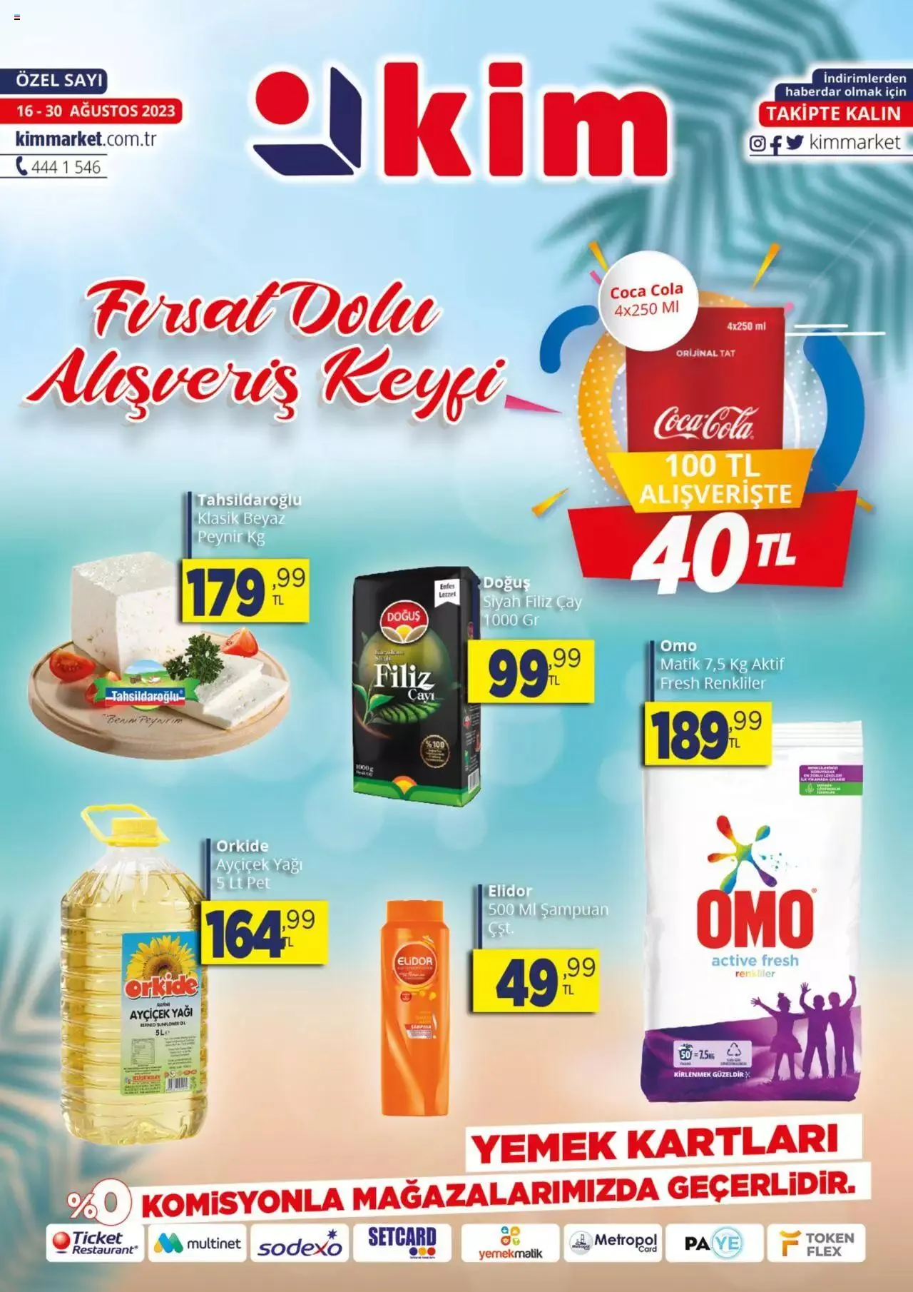 Katalog Kim Market - Marmara 16 Ağustos - 30 Ağustos 2023 - aktüel Sayfa 1