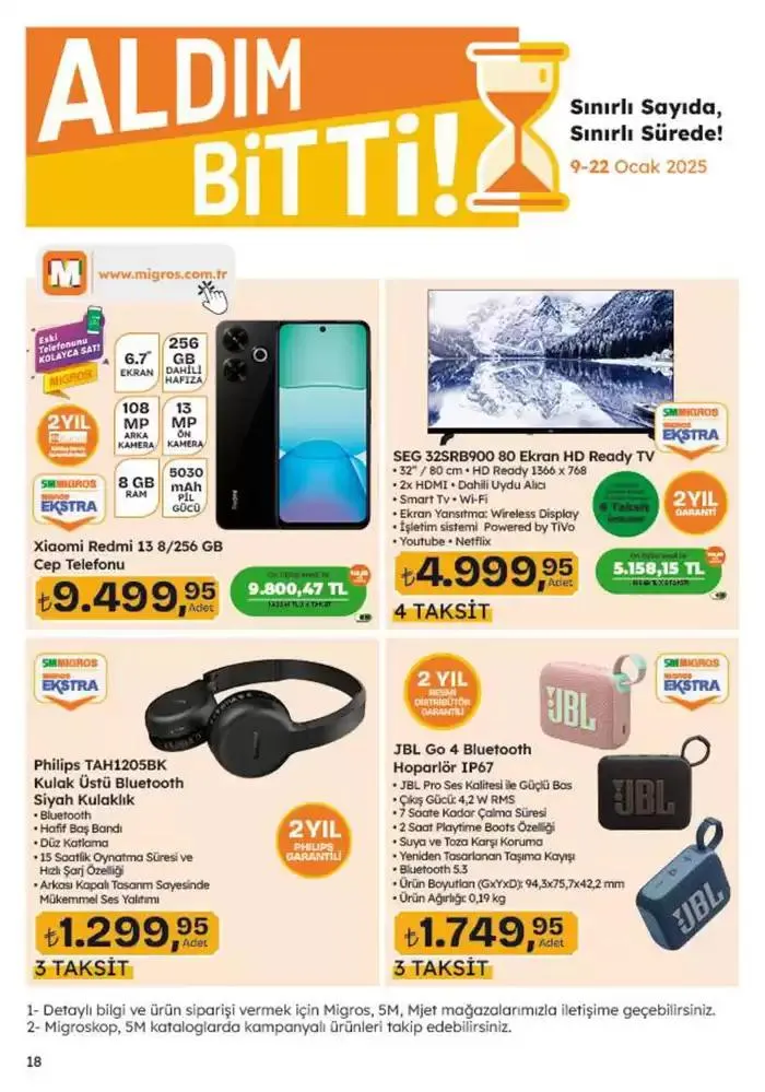 Katalog Migros katalog 9 Ocak - 22 Ocak 2025 - aktüel Sayfa 87