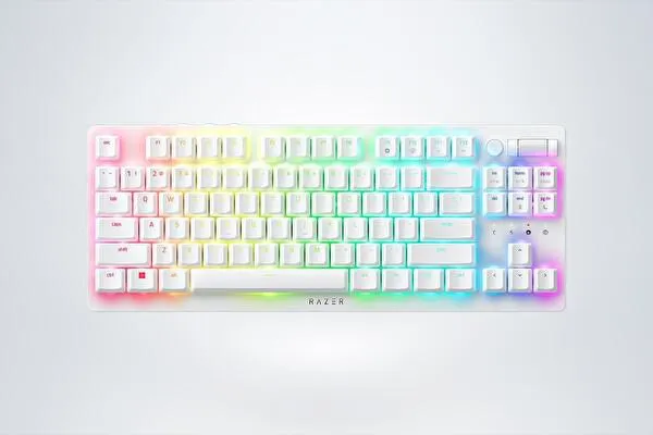 Deathstalker V2 Pro Tenkeyless Beyaz Oyuncu Klavyesi